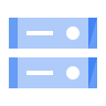 Google Cloud Storage icon for cloud data and backup