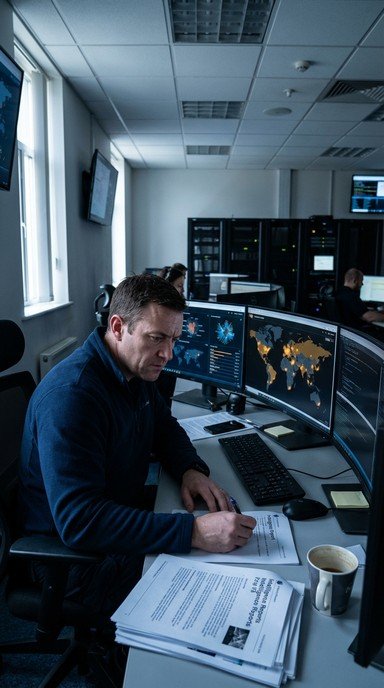 Security administrator reviewing Workspace access and monitoring dashboards